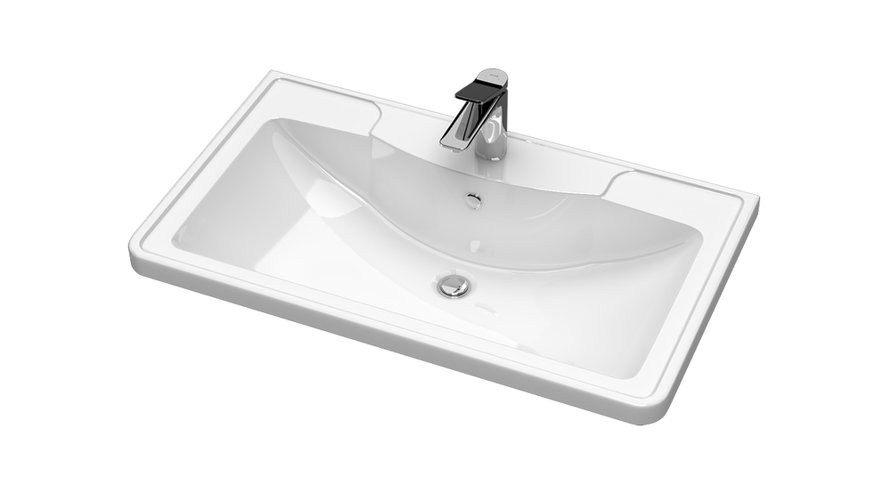 Раковина Сиетл V41D1 795х455х120 врезная
