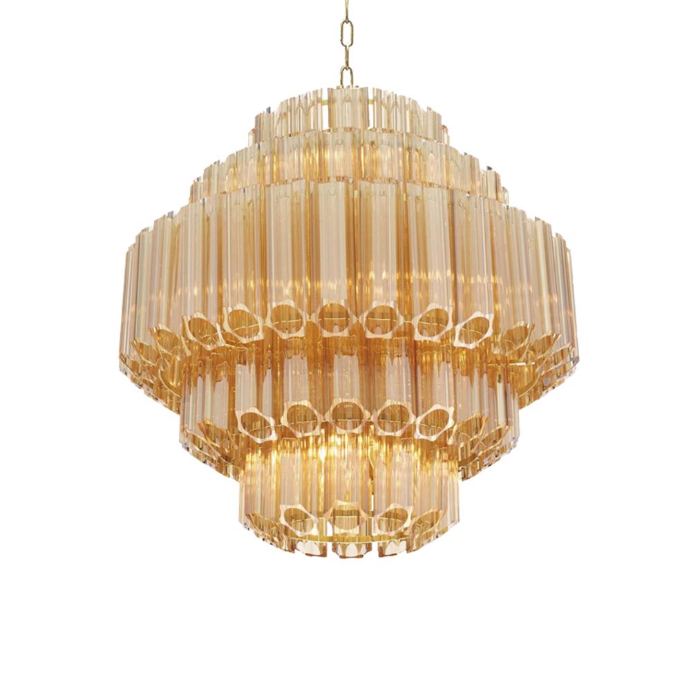 Люстра Vittoria 10 cognac