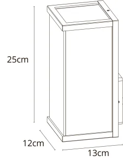 Уличный настенный светильник Arte Lamp POT