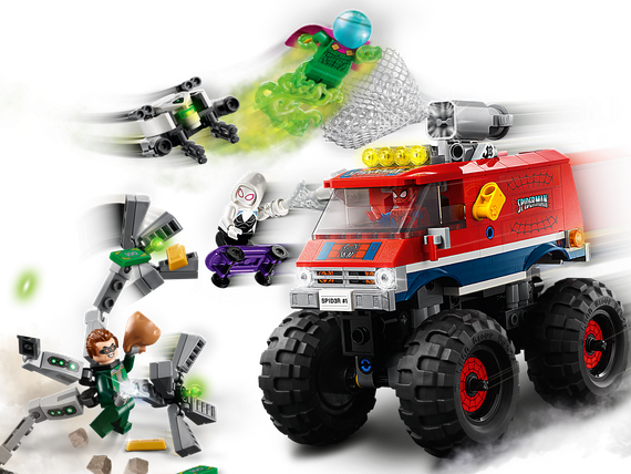 Lego konstruktor Marvel Spider-Man's Monster Truck vs. Mysterio