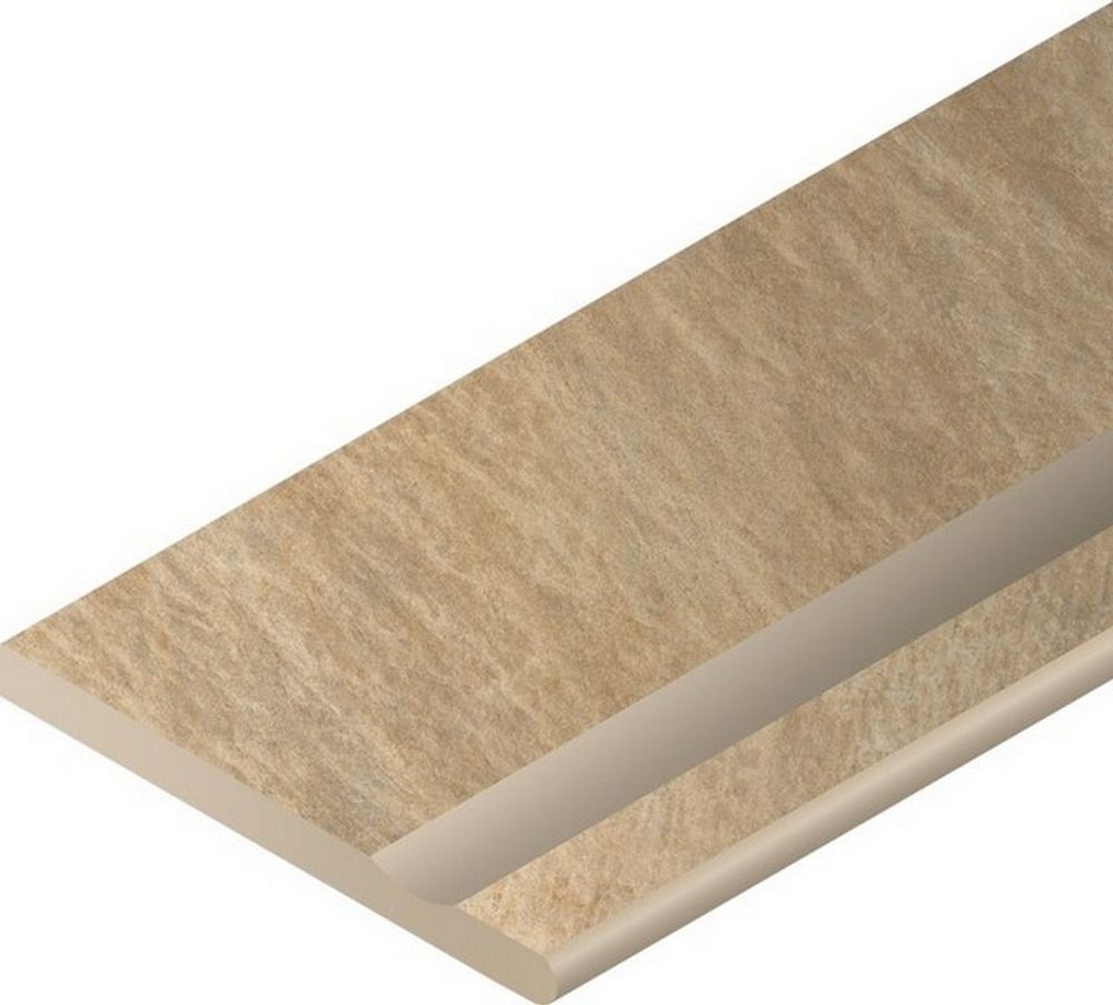Ступень District Sand Bordo Nat 30x60 Svasato Round Dx Уг.Прав.