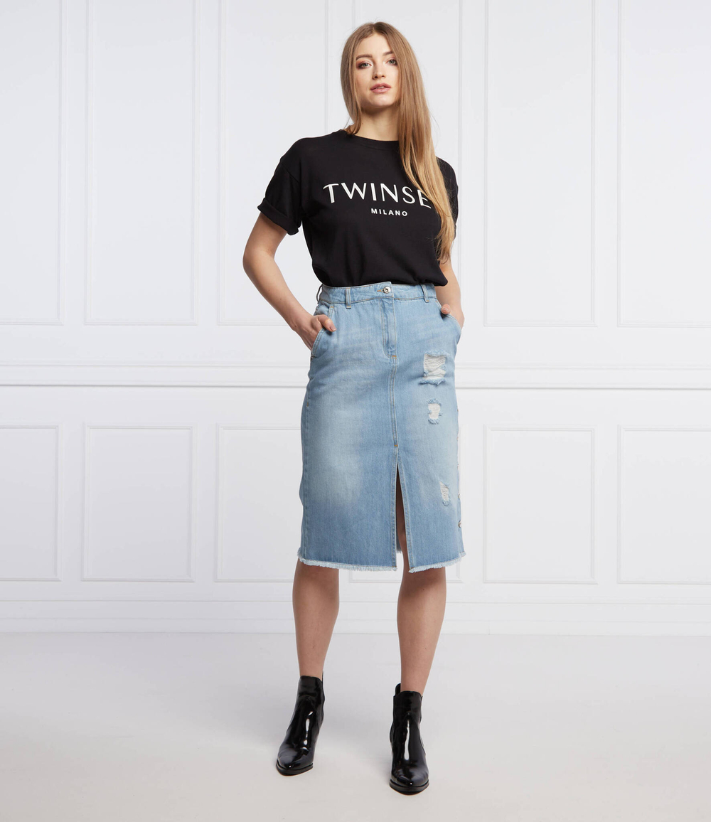 юбка Twinset Actitude - голубой(221AT2296)