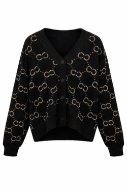 ITALY K кардиган - черный