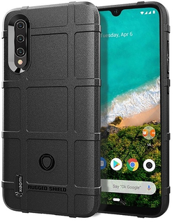 Чехол для Xiaomi Mi A3 (CC9E) цвет Black (черный), серия Armor от Caseport