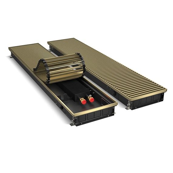 Конвектор внутрипольный Royal Thermo ATRIUM 75/250/2000 680 Вт темная бронза