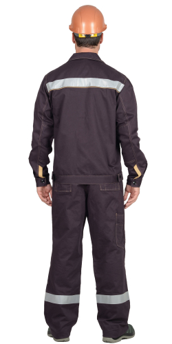 Костюм "ТРОЯ": куртка, брюки т.коричневый с СОП пл. 320 г/кв.м РАСПРОДАЖА