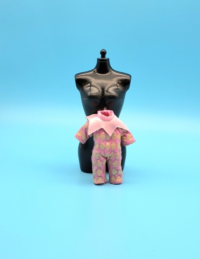 Одежда для куклы Барби - Келли винтаж костюм арлекина 00389