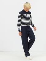 Джемпер поло для мальчика AT116 сине-белый