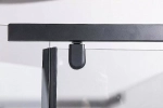 Душевой уголок Esbano ESR-7190B ESUGR7190B 100x80 стекло прозрачное/профиль черный матовый