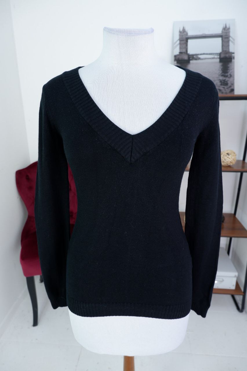 Джемпер из вискозы базовый 44 размер