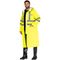 Плащ сигнальный влагозащитный Waterproof Line Extra-Vision WPL ПВХ на молнии лимонный с СОП
