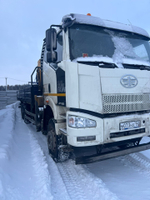ПК ЮБО-СУМОТОРИ 4591* на шасси FAW CA 3250 6x4 Бортовой с КМУ 4591А0 (Дизельный, 8,6 л, 375 л.с., МТ