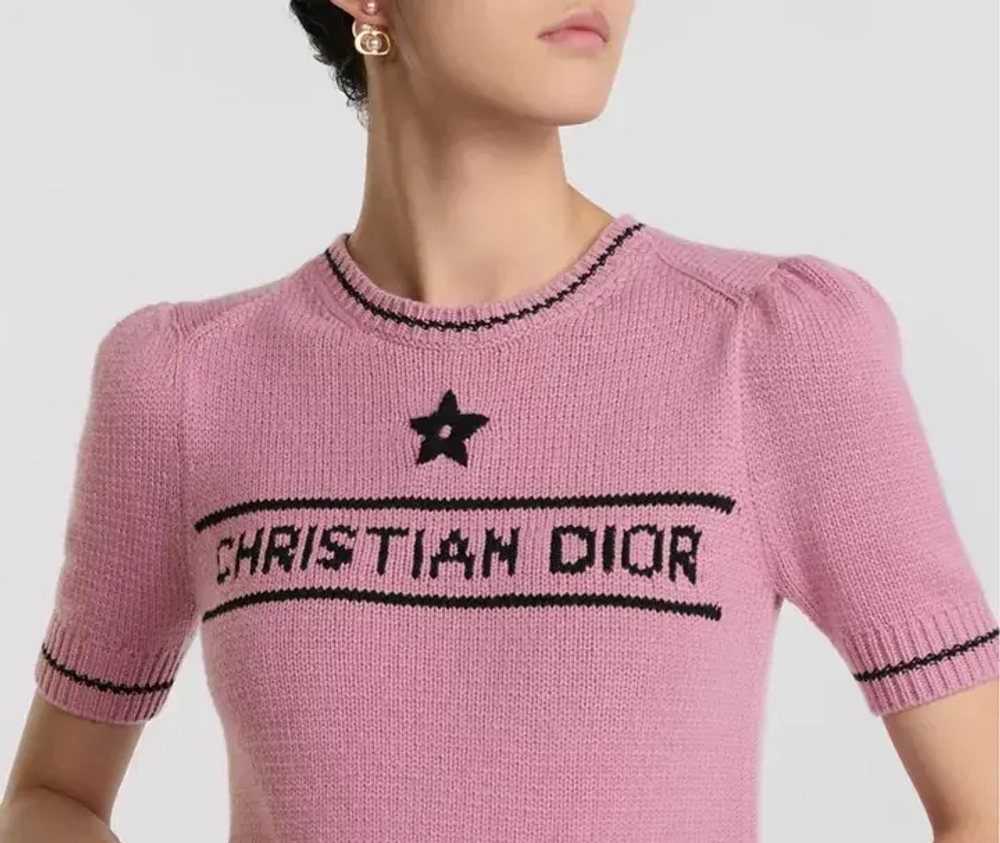 Свитер с короткими рукавами Dior