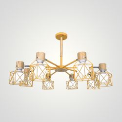 Потолочная люстра CORF B3 Yellow 8 lamps