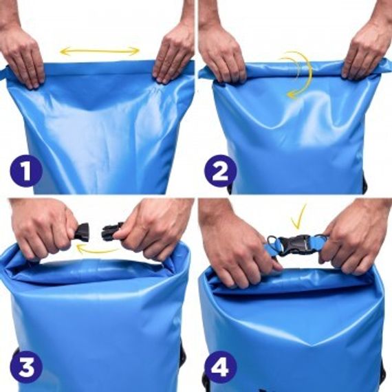 Драйбег 50л (d33/h69cm) голубой (HS-DB-503369-B) Helios