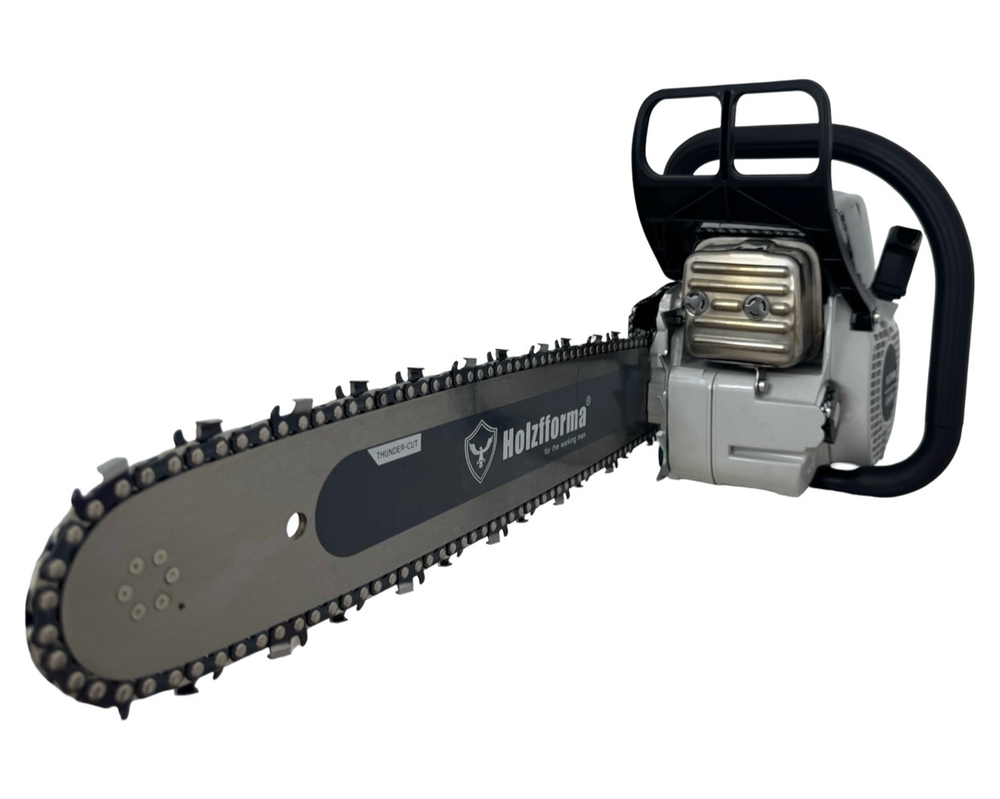 Бензопила G366PRO шина 50 см Holzfforma (59 см³., 4.6 л.с.(3.4 кВт), 20″(50 см), 3/8″, 1.6 мм., 72 звеньев)