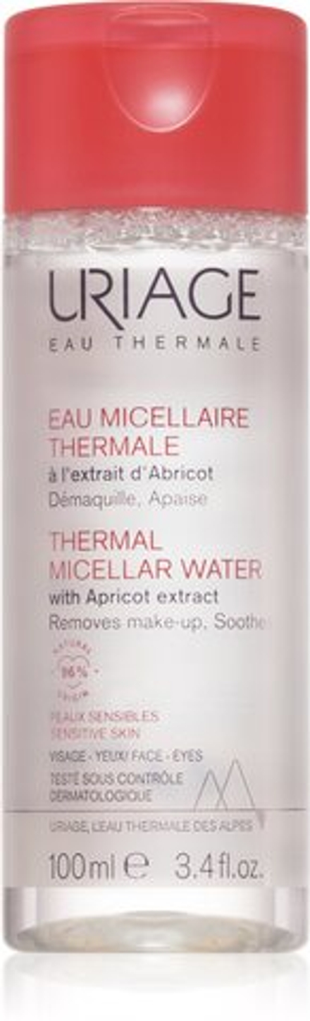 Uriage Hygiene Thermal Micellar Water - Sensitive Skin - очищающая мицеллярная жидкость для чувствительной кожи /   100  ml  / GTIN 3661434009204
