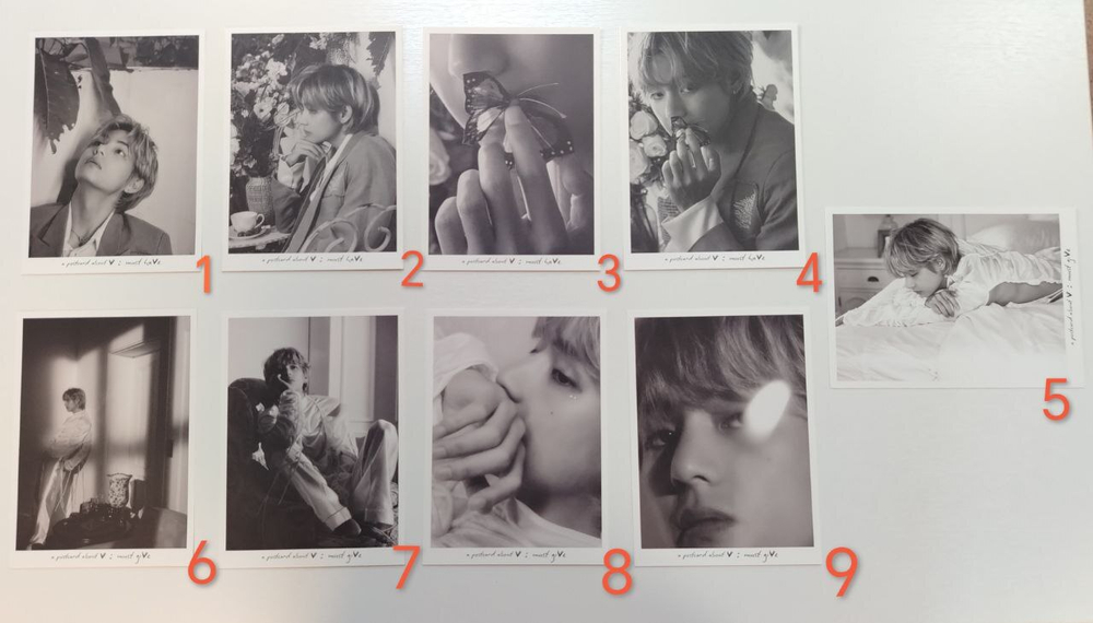 Открытки - Журнал V (BTS) / DICON ISSUE N°16 V