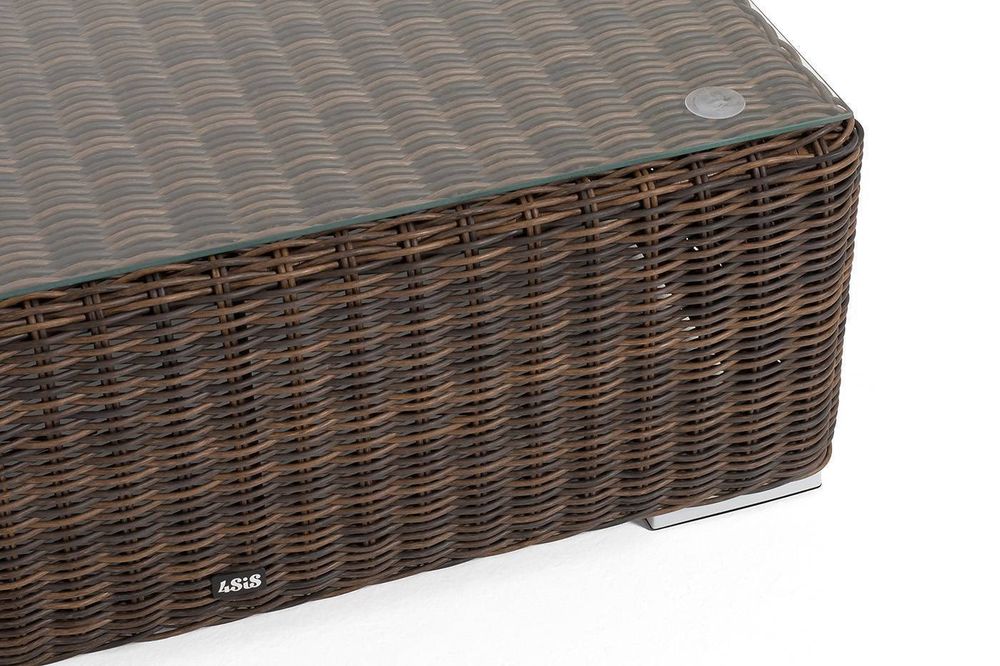 "Капри" журнальный столик плетеный, цвет коричневый