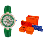 KANGOL Manual Mechanical Movement Genuine Leather Strap Watch Women"s Watch White Dial KANGOL K133