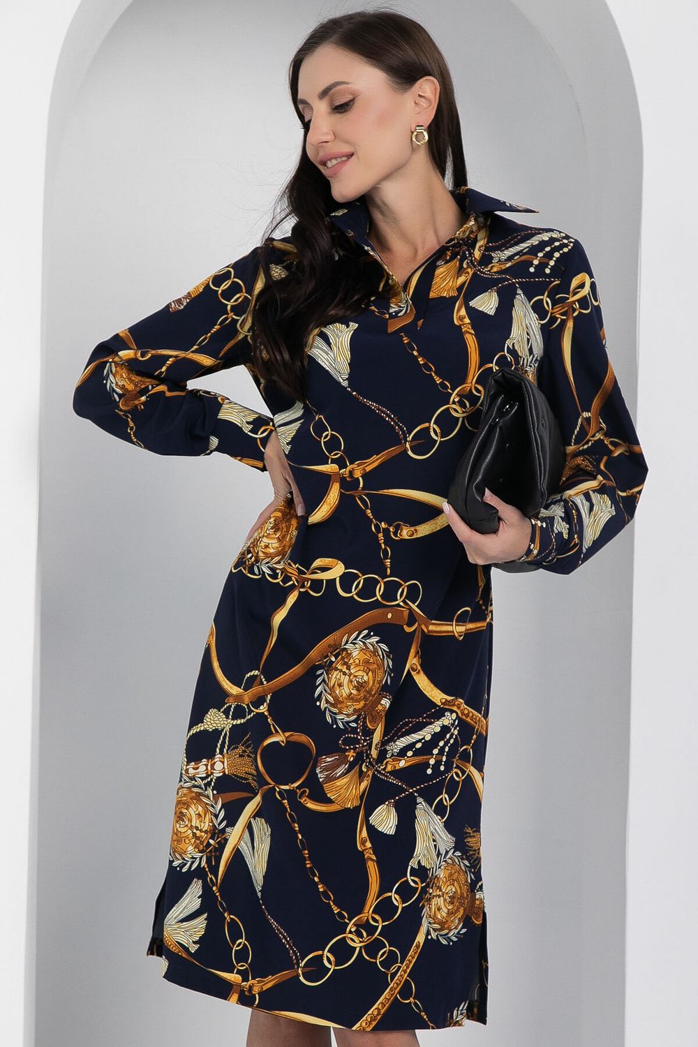 Платье Презентация стиля (темно-синее) П12650-15 LT Collection