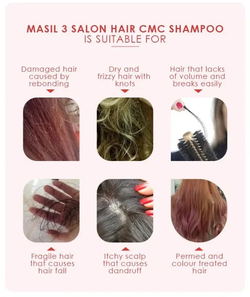 Восстанавливающий профессиональный шампунь с керамидами Masil 3 Salon Hair CMC Shampoo, 300 мл