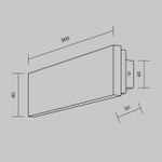 Накладной светильник Maytoni Basic Texture MOD461WL-L8GRK