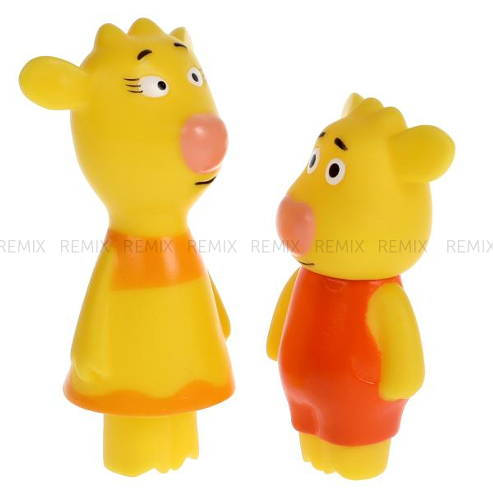 Игрушка для ванны Оранжевая корова Бо и Зо КАПИТОШКА в кор.100шт