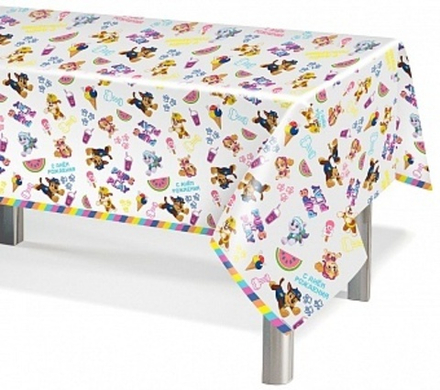 Скатерть одноразовая Щенячий Патруль 137*183 см.