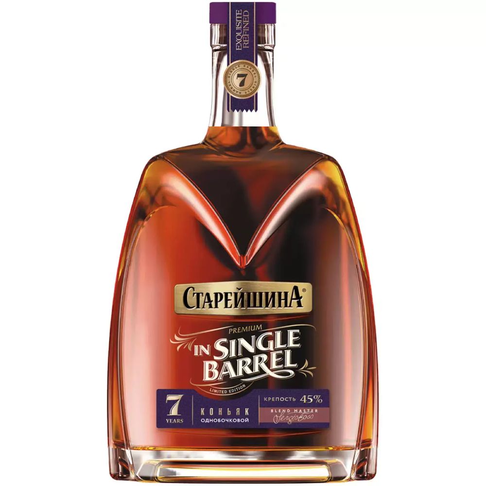 Коньяк Старейшина ин Сингл Баррел 7 лет