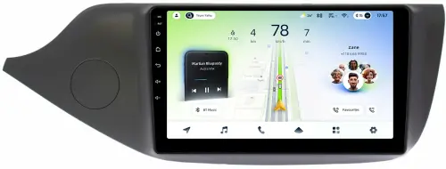 Магнитола для KIA Ceed 2 JD 2012-2018 (рамка матовая) - Teyes CC4L монитор 9" IPS, Android 14, Быстрая, Snapdragon 662, CarPlay, 4G SIM-слот