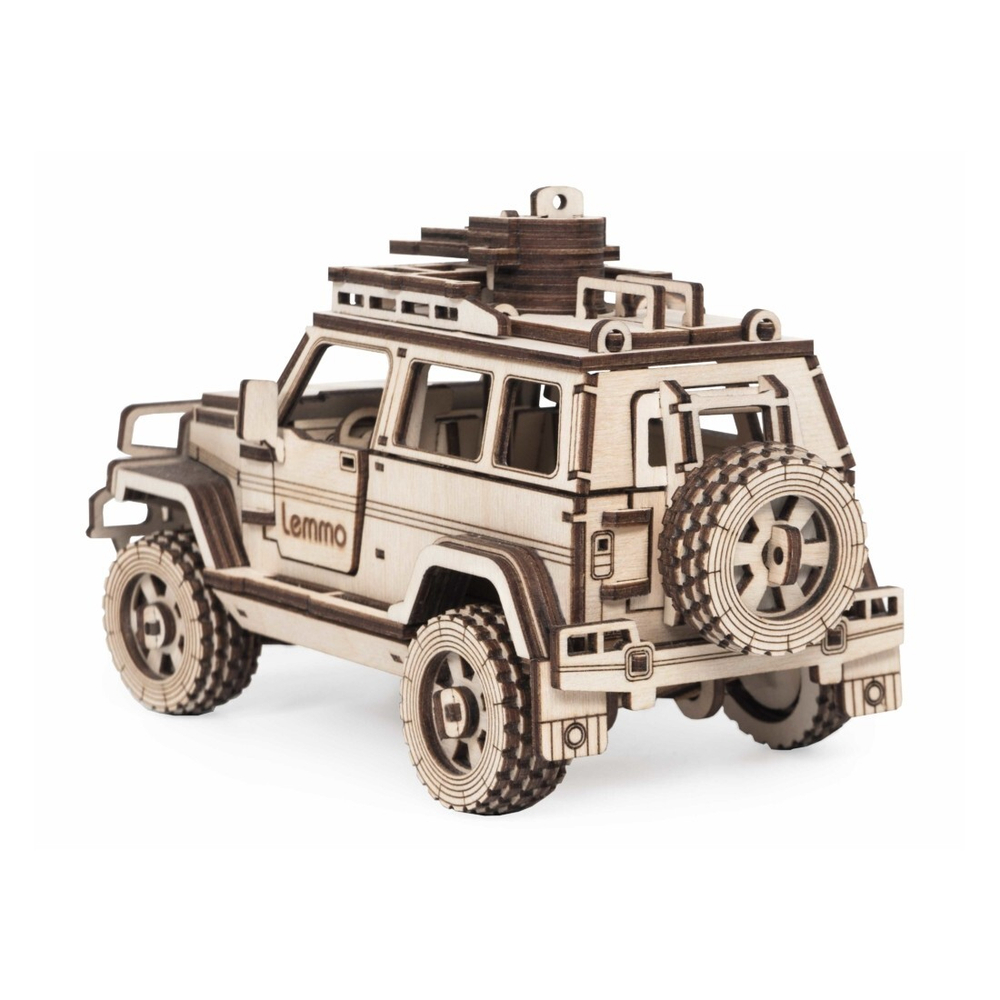 Деревянный конструктор Внедорожник БУЛАТ (Lemmo)
