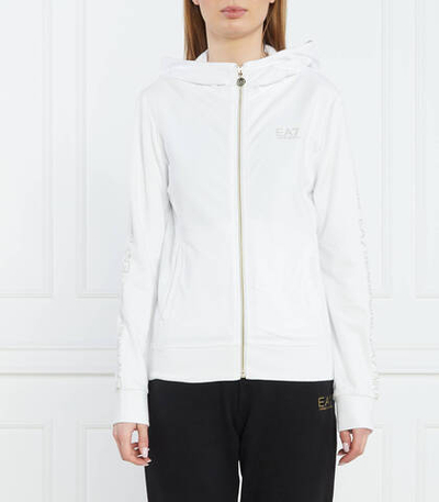 Худи EA7 - белый(3RTM21 TJCQZ)