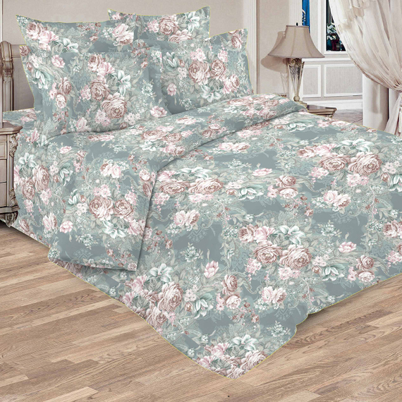 Бязь Премиум "Розы" | ш.220 см | 142 г/м² | хлопок-100%