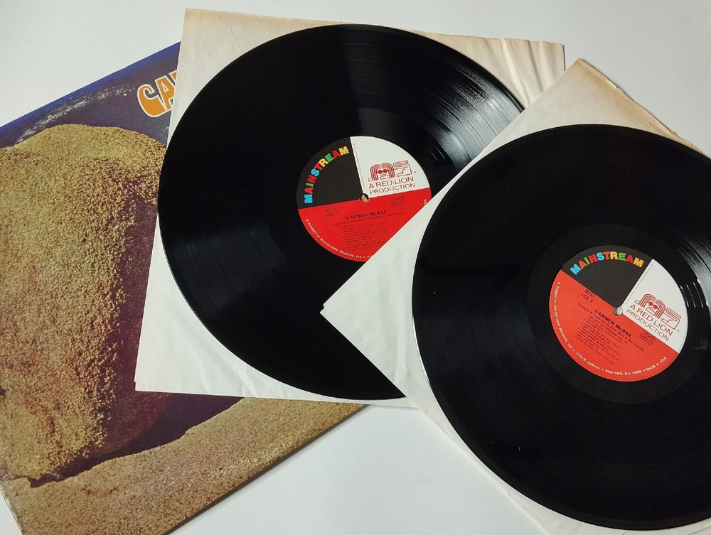 Винтажная виниловая пластинка LP Carmen McRae (USA 1972)