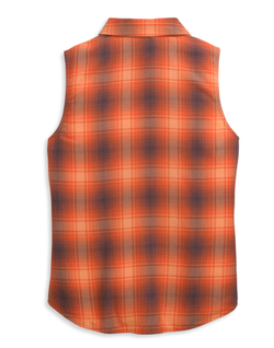 Рубашка Embroidery Graphic Plaid Sleeveless Harley-Davidson