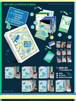 (ПРЕДЗАКАЗ) товары TWS - 247:WITH:US TOUR IN SEOUL + INDEX SET KYUNGMIN Version