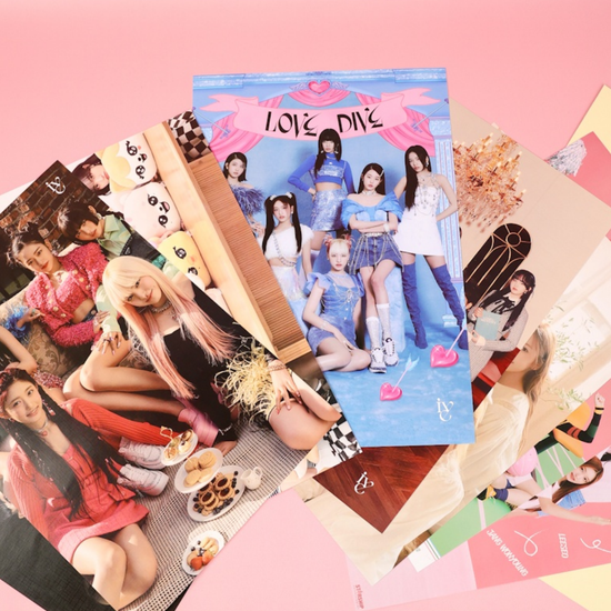 Набор постеров в ассортименте IVE 8 шт, 42х29см (№1)