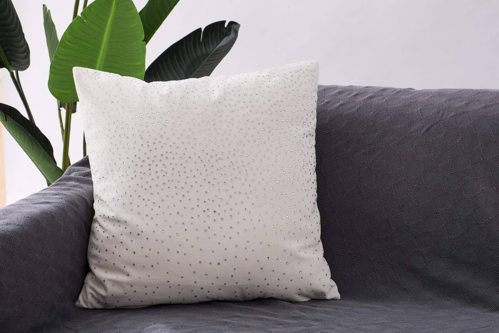 Наволочка 45х45 Sofi De MarkO Кристал молоко