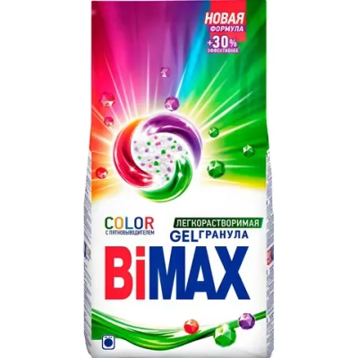 Порошок стиральный автомат BiMax Color 12 кг для цветного белья