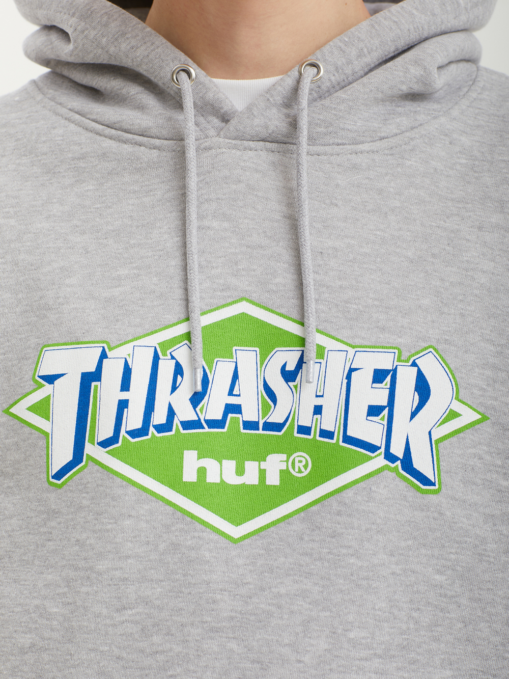 Мужская Толстовка Huf X Thrasher Logo Po