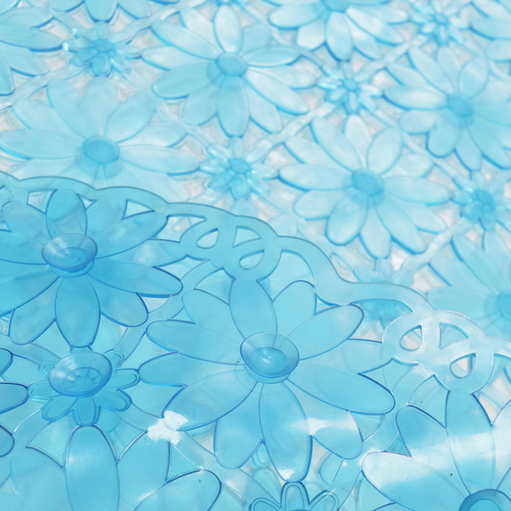 Коврик для ванной SPA Ромашка 39*69см (голубой)