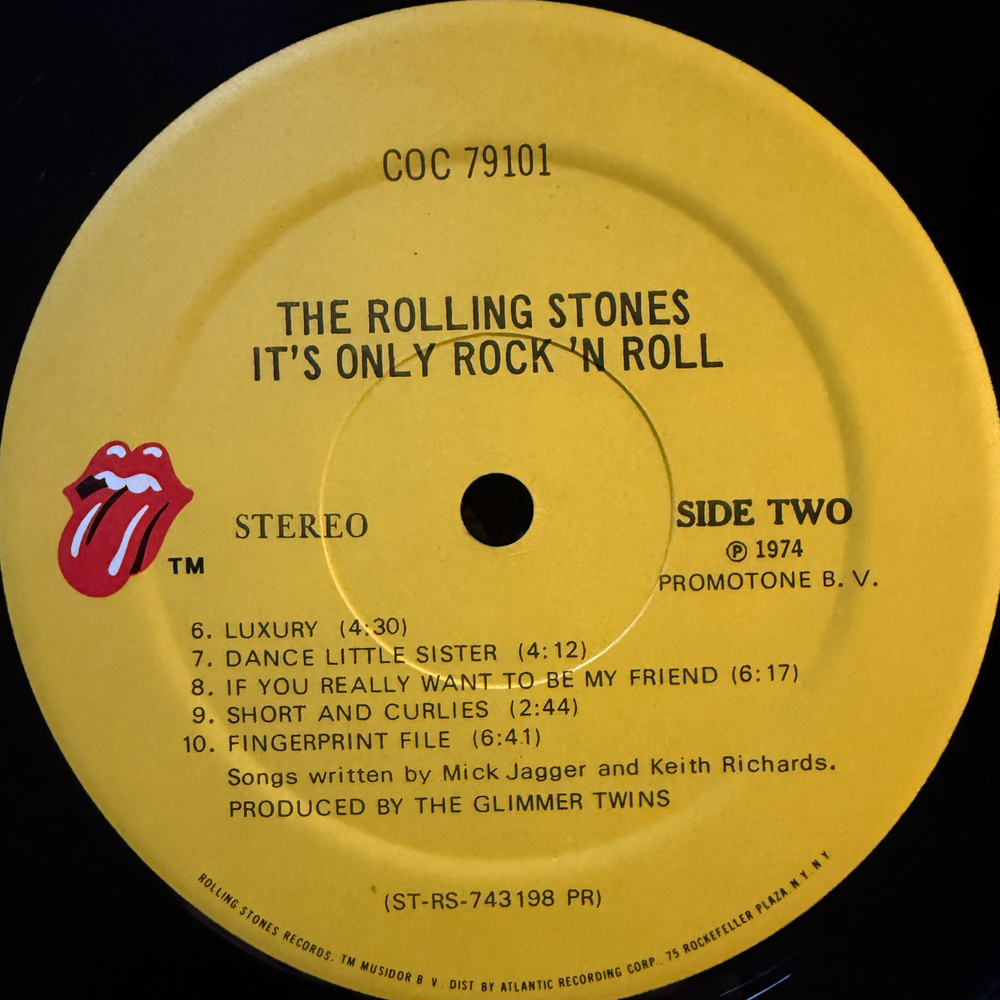 The Rolling Stones ‎– It's Only Rock 'N Roll (США 1974г.)