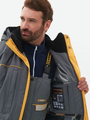 Костюм зимний Elbrus ткань Hit Membrane цвет Серый/Банан