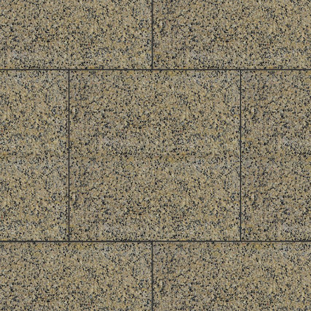 Тротуарная плитка КВАДРАТ 500х500 мм - Гранит+ Желтый с черным