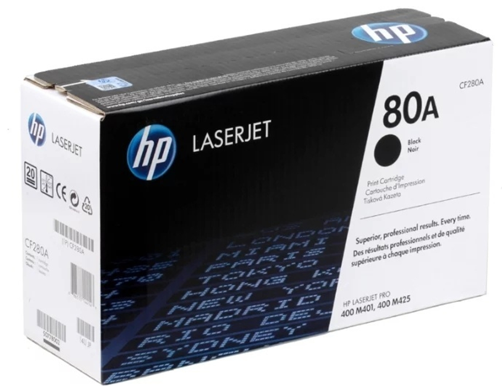Картриджи HP CF280A черный