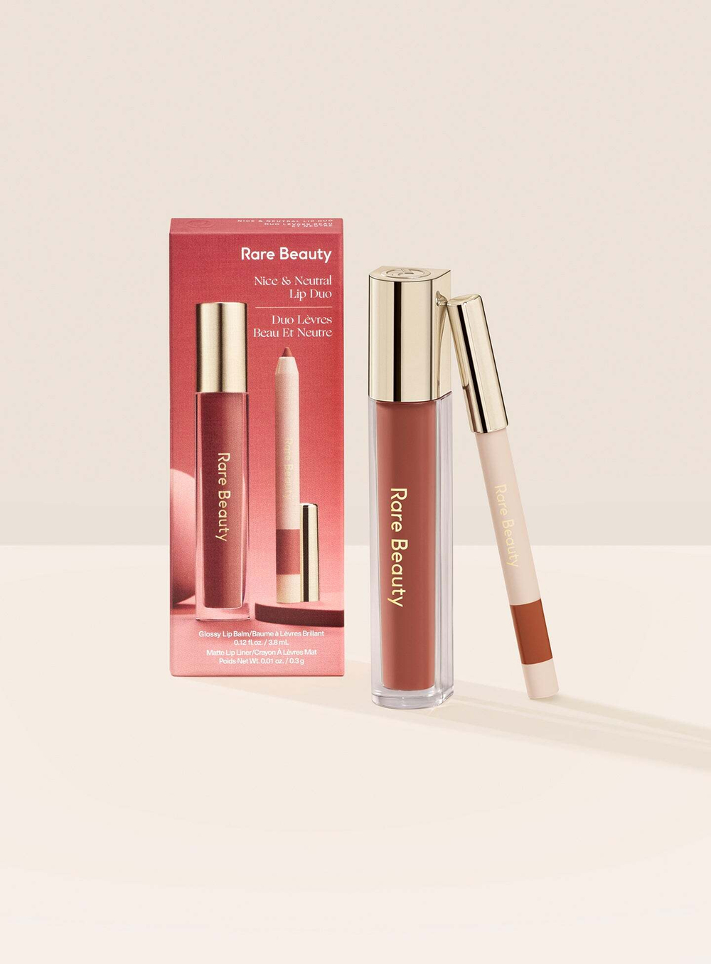 Rare Beauty by Selena Gomez Everyday Rose Lip Oil & Liner Duo