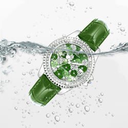 KANGOL Mechanical Movement Women"s Watch Green Dial