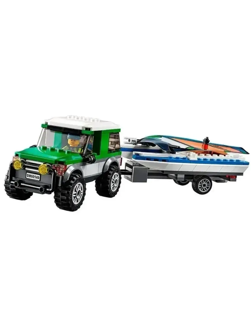 Конструктор Внедорожник с прицепом для катамарана 210 дет