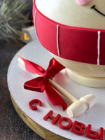 Торт шар бомба "Снеговик" НОВЫЙ ГОД 2026